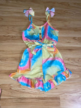 Load image into Gallery viewer, Tie Dye Ruffle Romper
