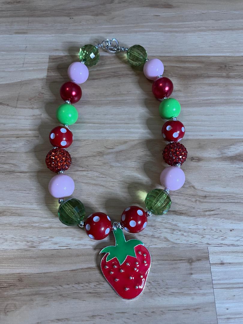 Strawberry Chunky Necklace