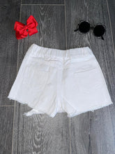 Load image into Gallery viewer, White Button Denim Skirt
